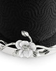 Silver Orchid Paper Towel Holder
