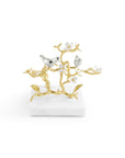 Lovebirds Silver & Gold Decorative Object