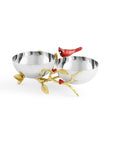 Cardinal Double Bowl