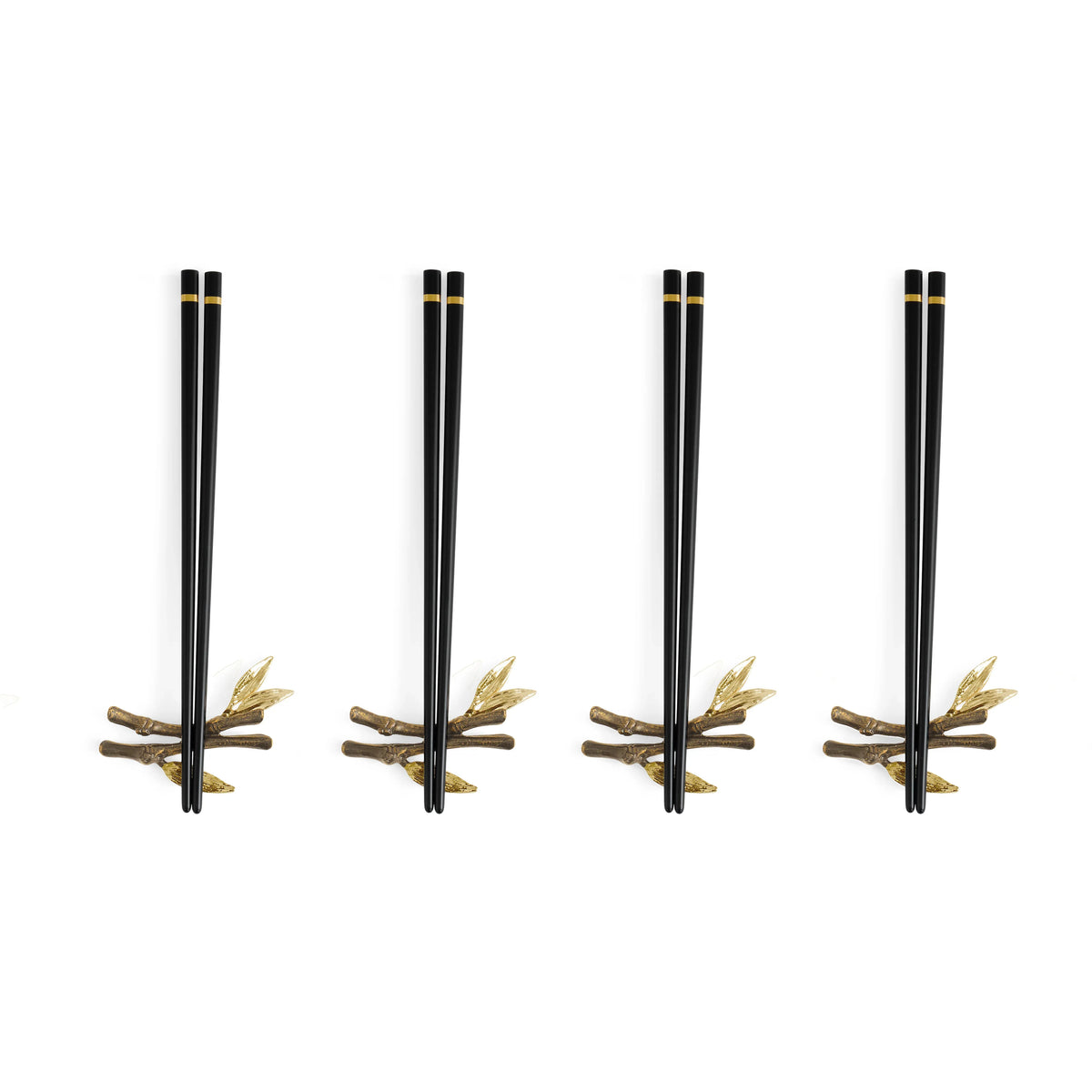 Michael Aram Zen Garden Chopsticks & Stand Set