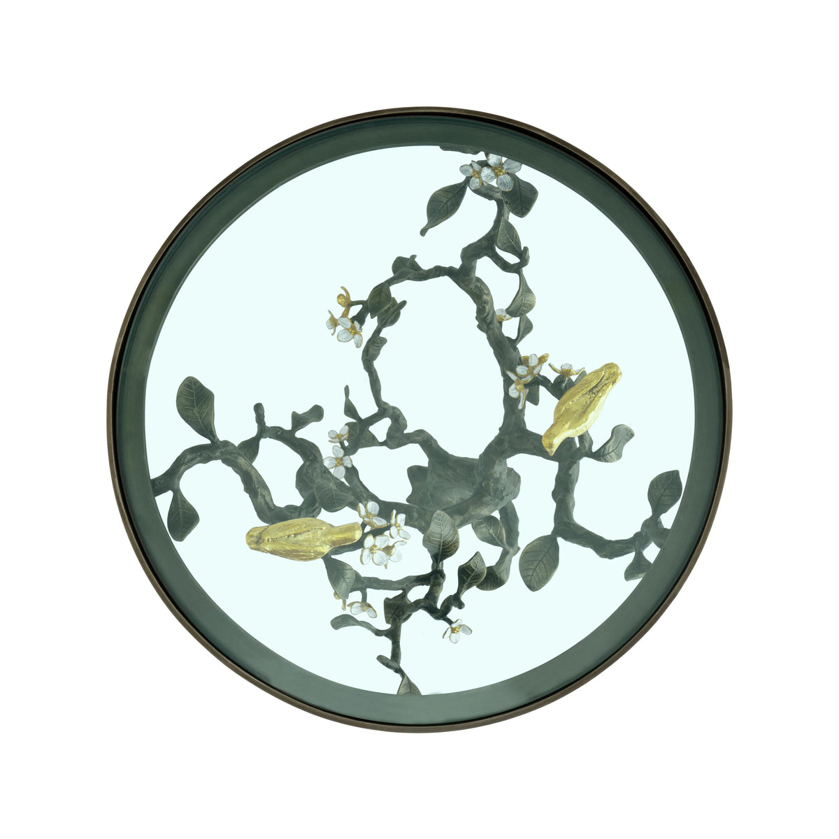 Michael Aram Lovebirds Accent Table