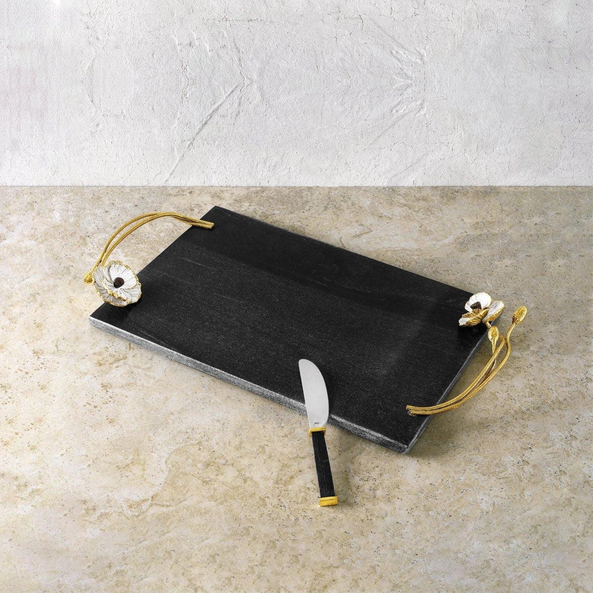 Anemone Cheese Board with Knife – Michael Aram