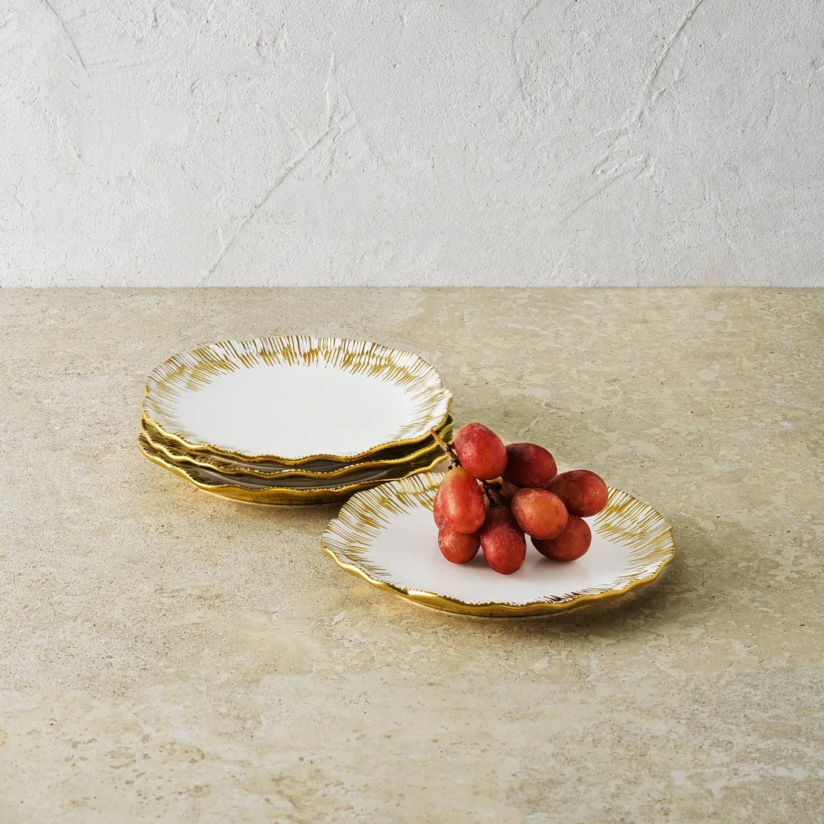 Michael Aram Anemone Tidbit Plate Set