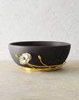 Michael Aram Anemone Wood Bowl