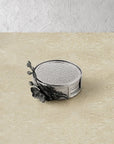 Michael Aram Black Orchid Drink Coaster Set