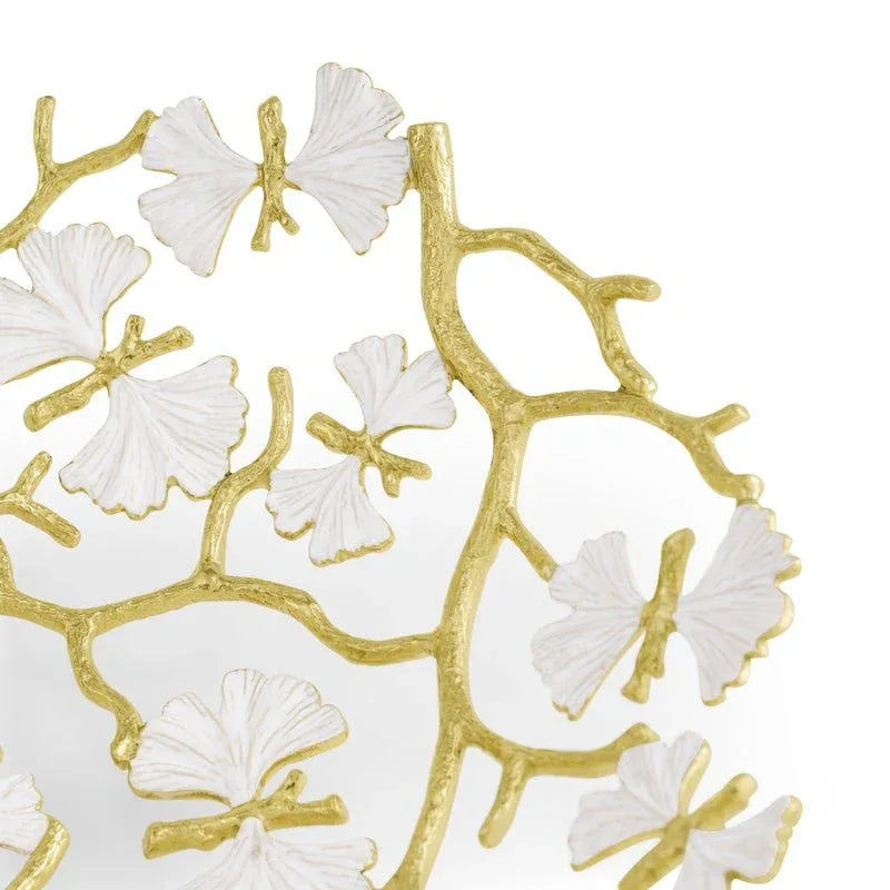 Michael Aram Butterfly Gingko Gold Bread Basket