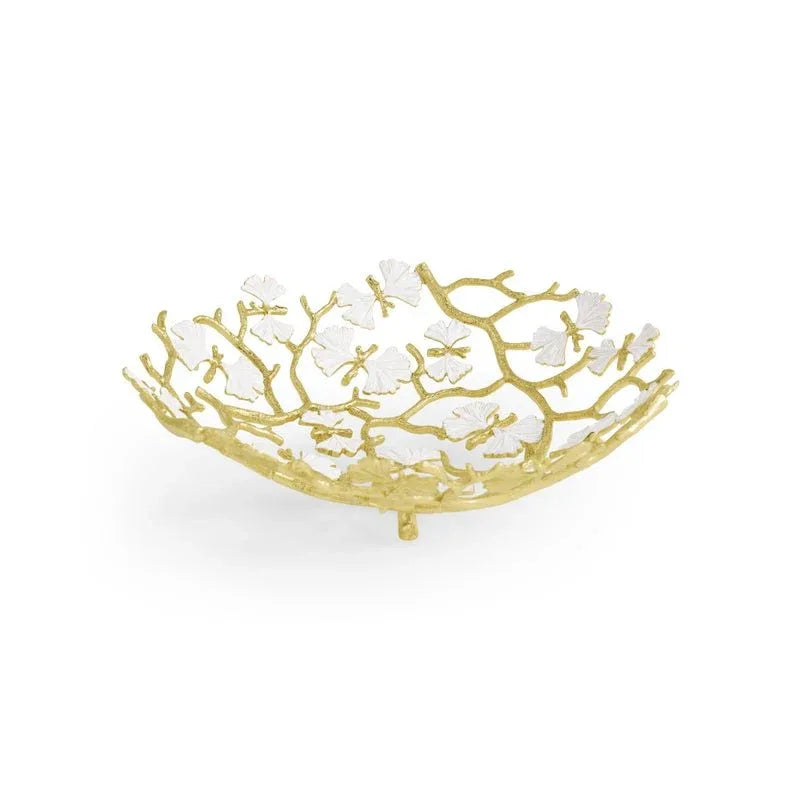Butterfly Gingko Gold Bread Basket – Michael Aram