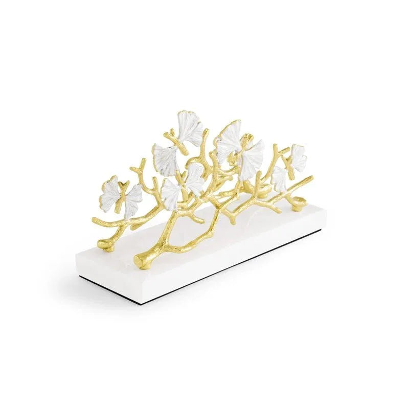 Butterfly Gingko Gold Vertical Napkin Holder – Michael Aram