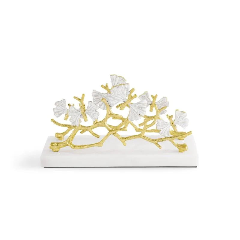 Butterfly Gingko Gold Vertical Napkin Holder – Michael Aram