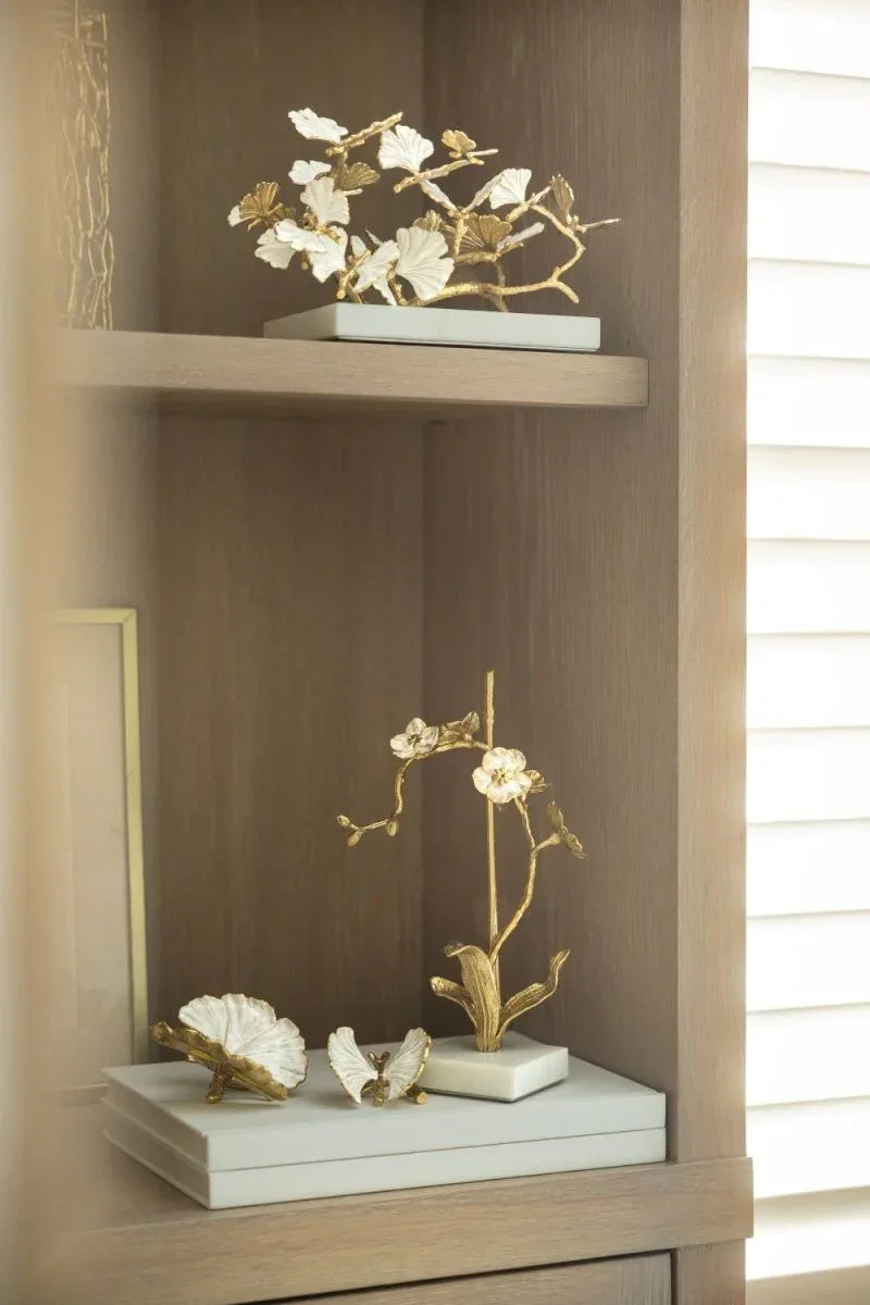 Butterfly Ginkgo Gold Decorative Objects Set of 2 – Michael Aram