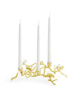 Michael Aram Butterfly Ginkgo Gold Low Candleholders