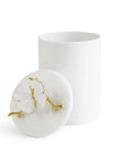 Michael Aram Butterfly Ginkgo Gold Porcelain Canister