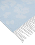 Michael Aram Butterfly Ginkgo Throw Sky and White