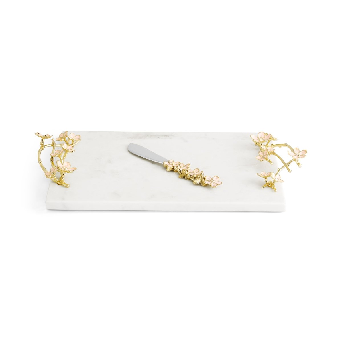 Michael Aram Cherry Blossom Small Cheese Board with Spreader