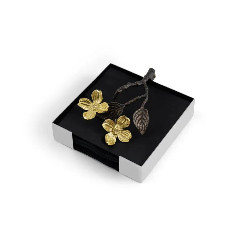 Dogwood Cocktail Napkin Holder – Michael Aram