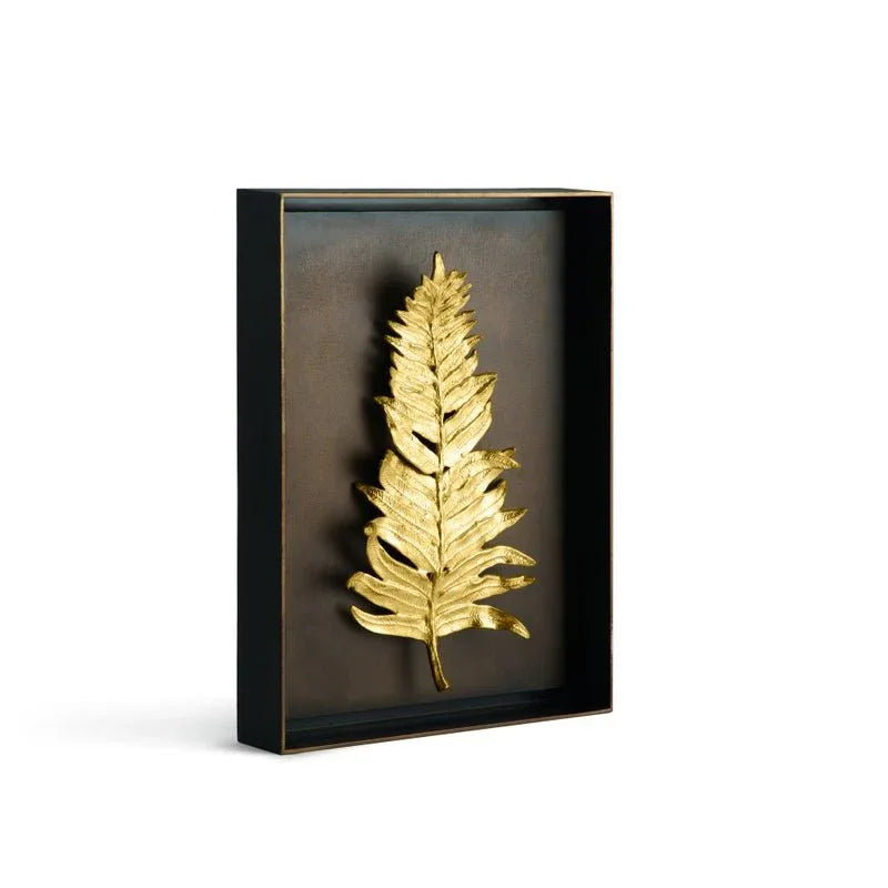 Michael Aram Fern Shadow Box - Gold