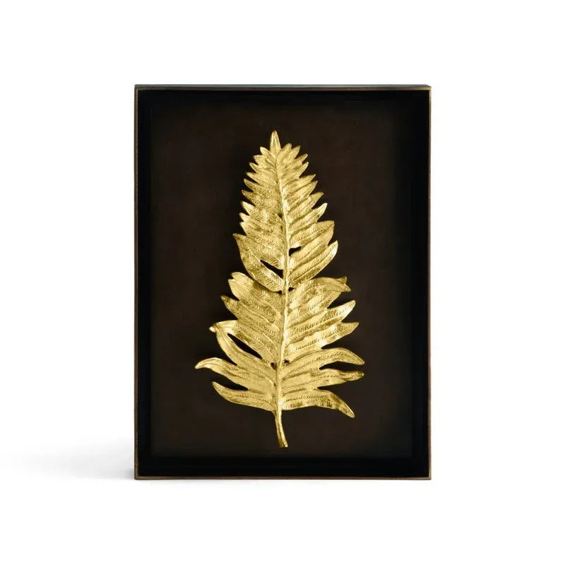 Michael Aram Fern Shadow Box - Gold