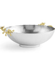 Michael Aram Orchid Low Oval Bowl