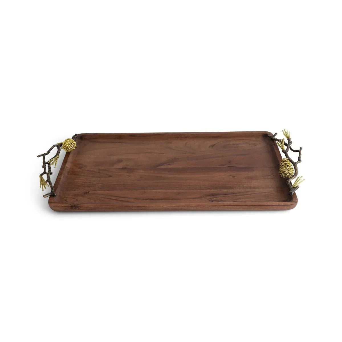 Pine Cone Medium Wood Tray – Michael Aram