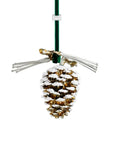 Michael Aram Pine Cone Snowy Ornament