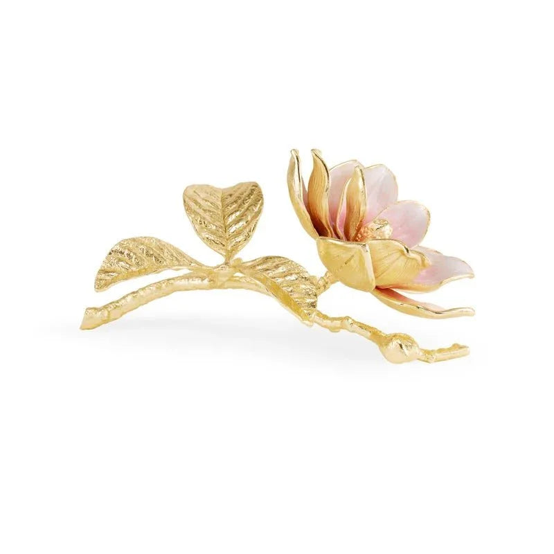 Pink Magnolia Decorative Object – Michael Aram