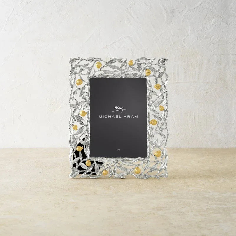 Michael Aram Pomegranate Silver & Gold 5x7 Frame