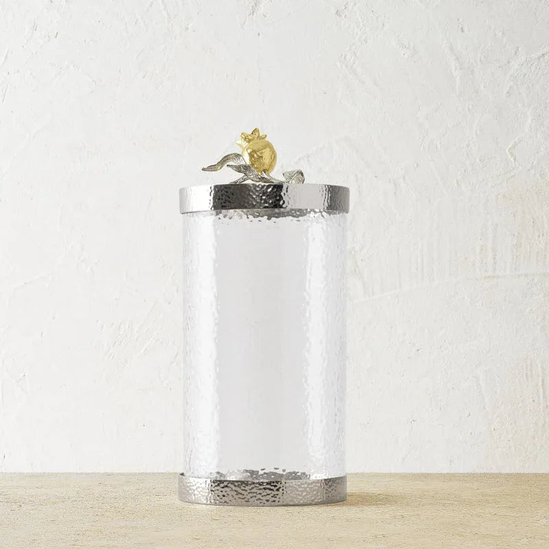 Michael Aram Pomegranate Silver & Gold Canister