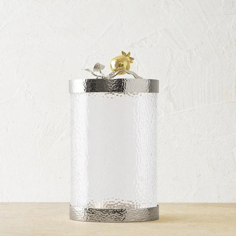 Michael Aram Pomegranate Silver & Gold Canister
