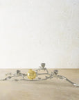Michael Aram Pomegranate Silver & Gold Low Candleholders
