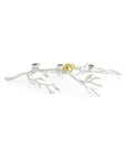 Michael Aram Pomegranate Silver & Gold Low Candleholders