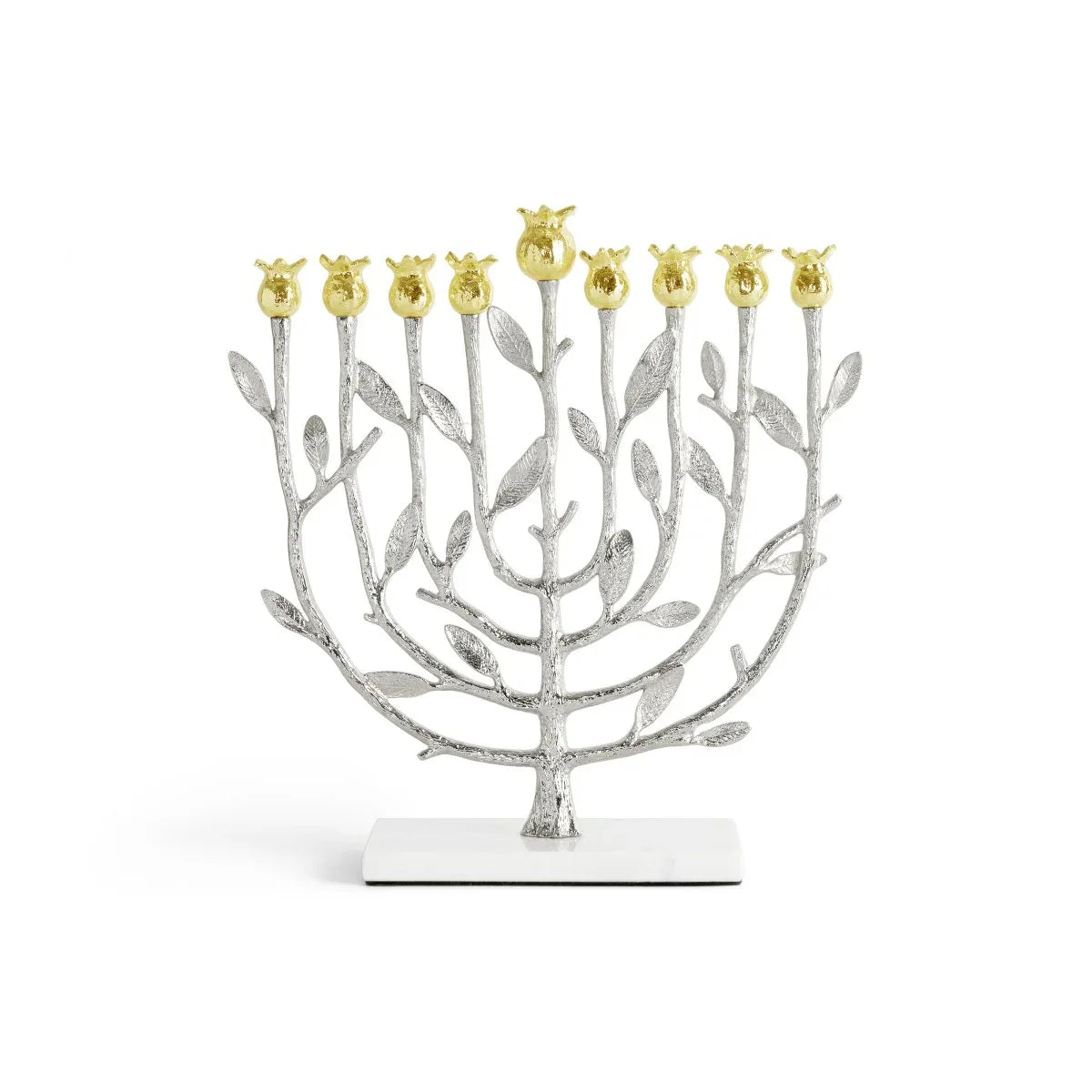 Michael Aram Pomegranate Silver & Gold Menorah