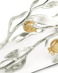 Michael Aram Pomegranate Silver & Gold Vertical Napkin Holder