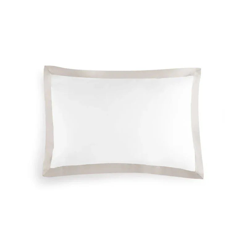Michael Aram Queen Pillowcase Set - Stone and White