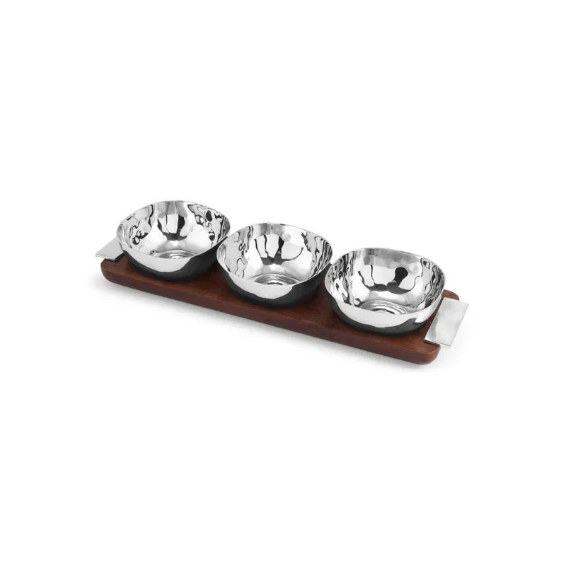 Reflective Triple Bowl – Michael Aram