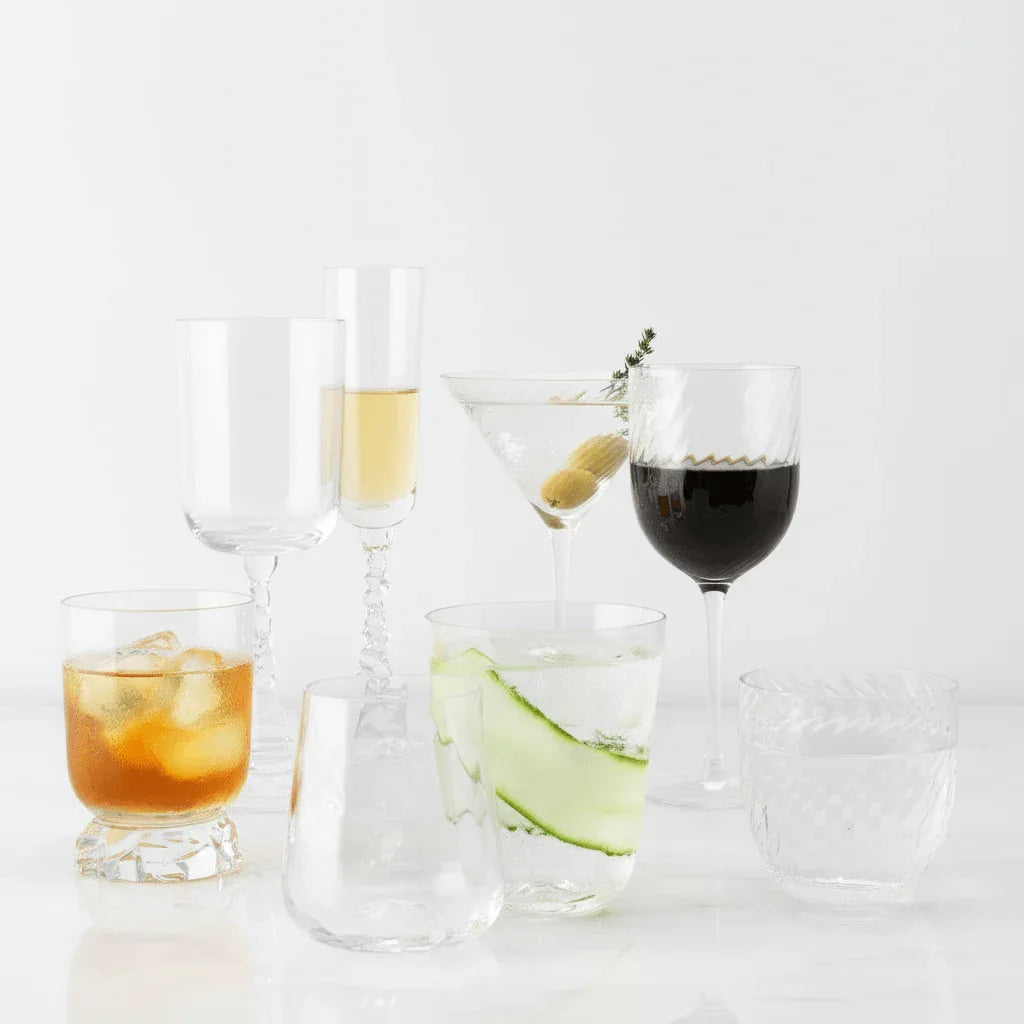 Michael Aram Rock Highball Glass