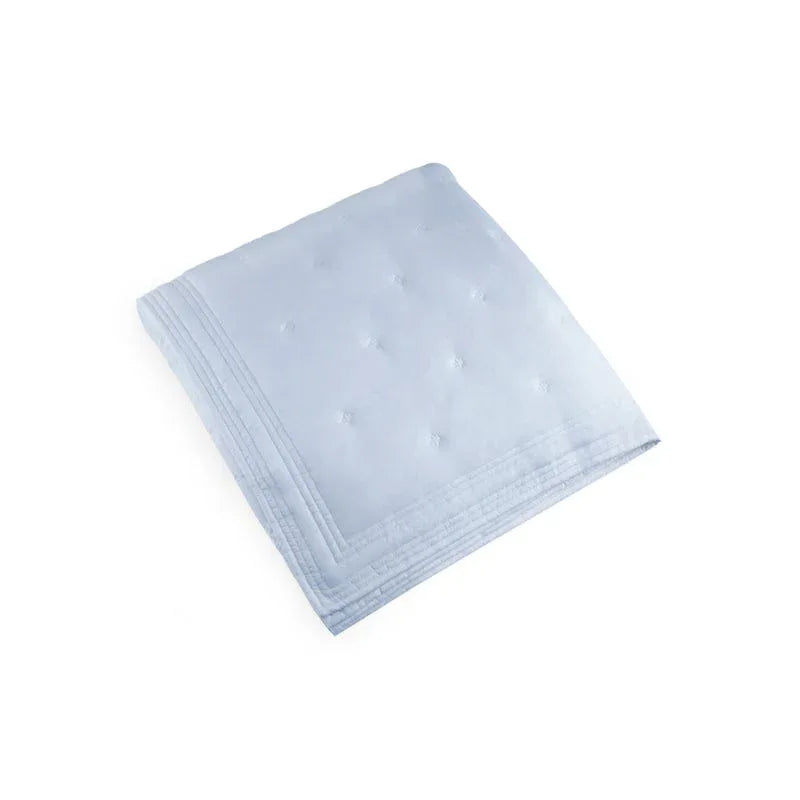 Michael Aram Tufted Quilt King Coverlet - Sky