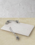 Michael Aram White Orchid Cheese Board with Knife