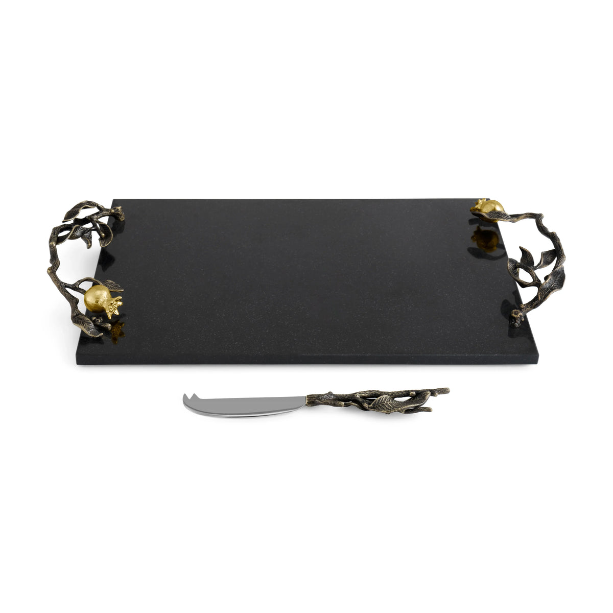 Pomegranate Cheese Board with Knife