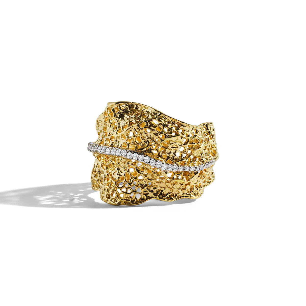 Gooseberry Ring with Diamonds - Gold