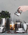 Michael Aram Black Orchid Coffee Pot & Spoon