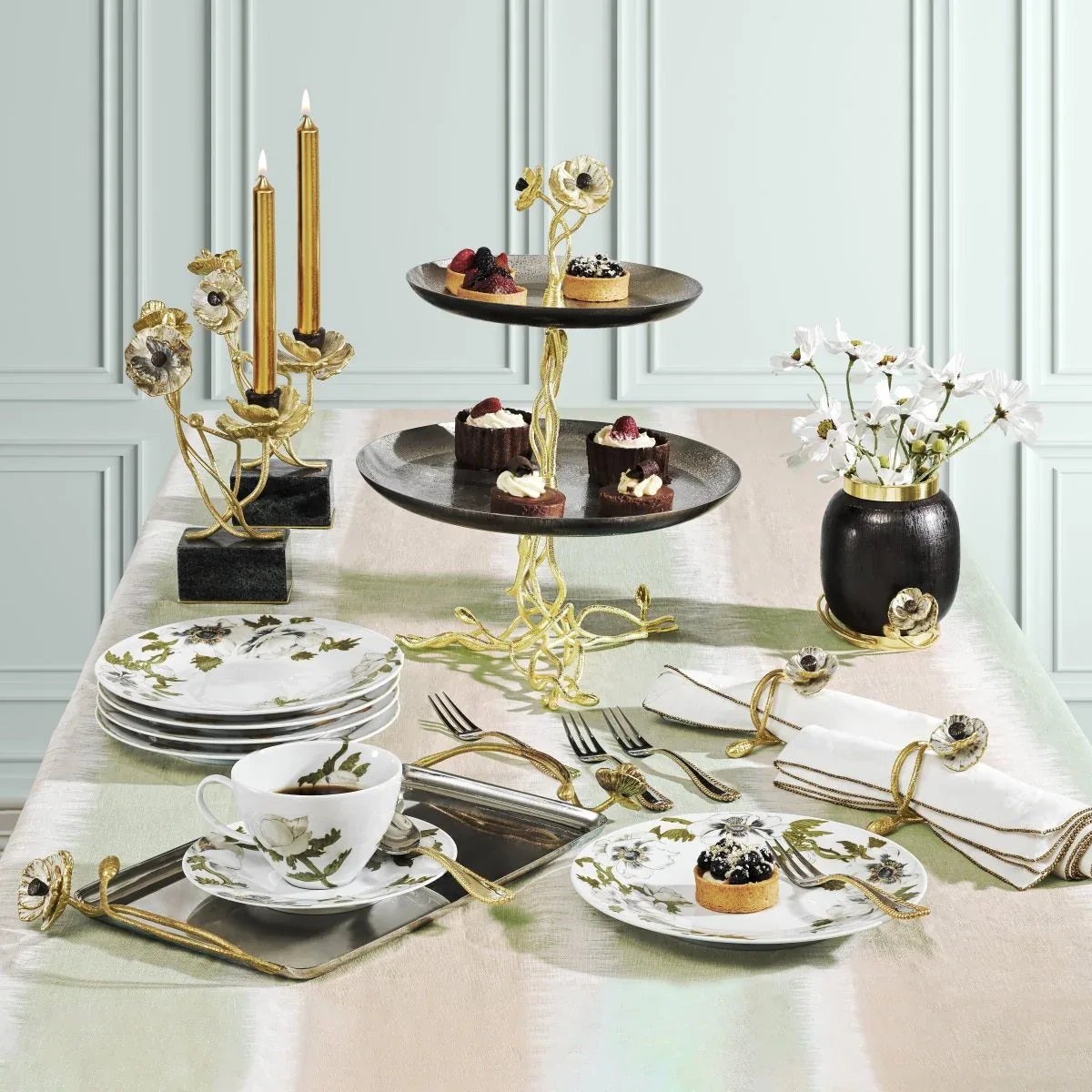 Michael Aram Anemone Napkin Rings