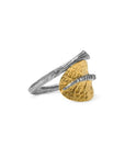 Michael Aram Botanical Leaf Ring with Diamonds