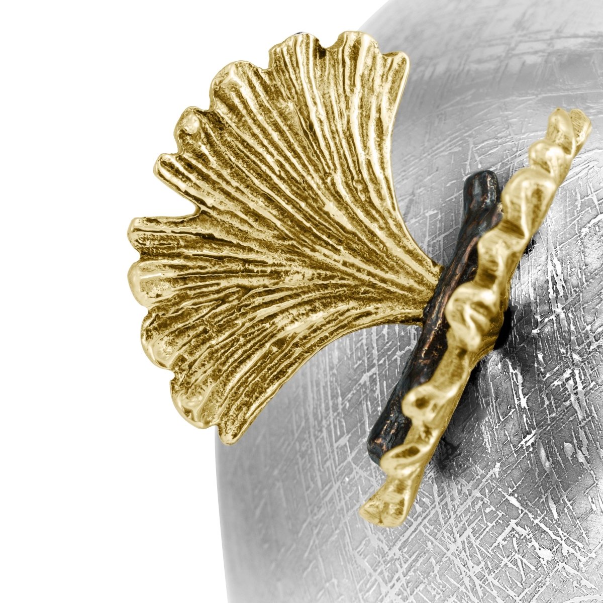 Butterfly Ginkgo Gold Vase – Michael Aram