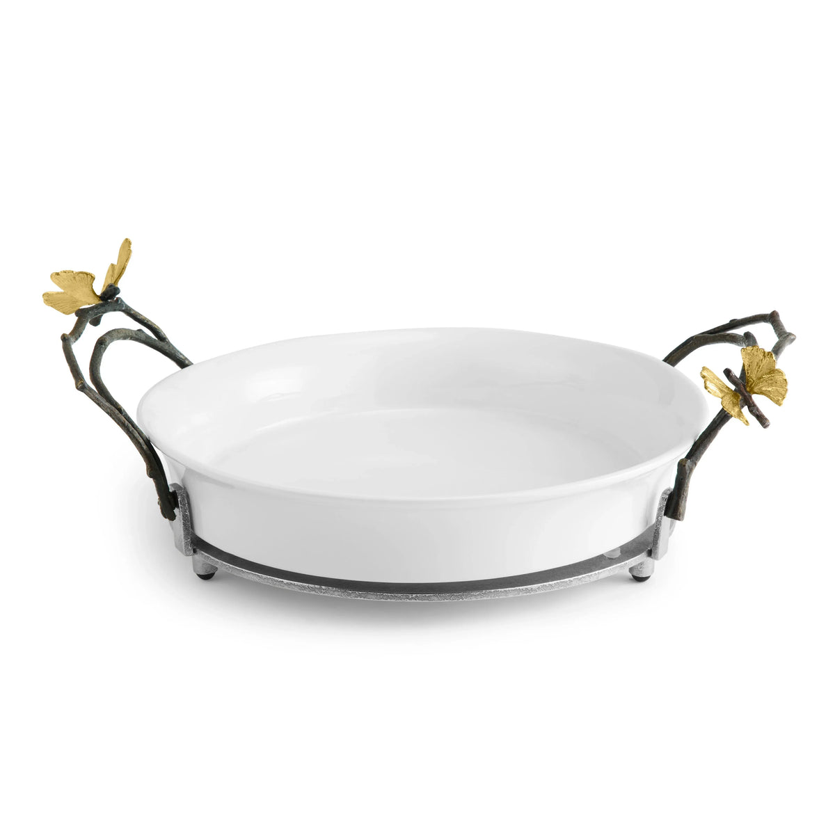 Michael Aram Butterfly Ginkgo Pie Dish