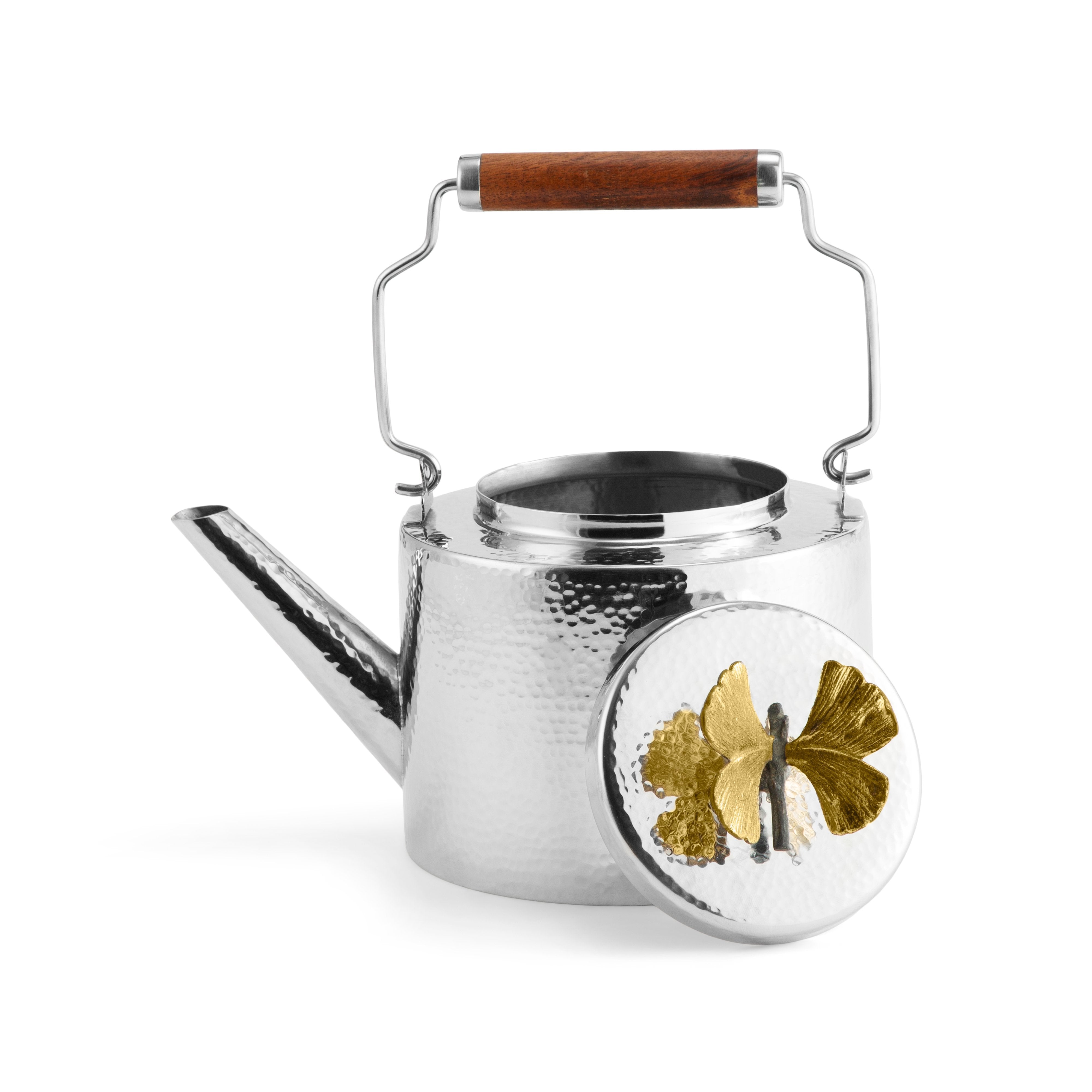 Hospitality Stainless Steel Teapot with Built in Strainer 14 oz