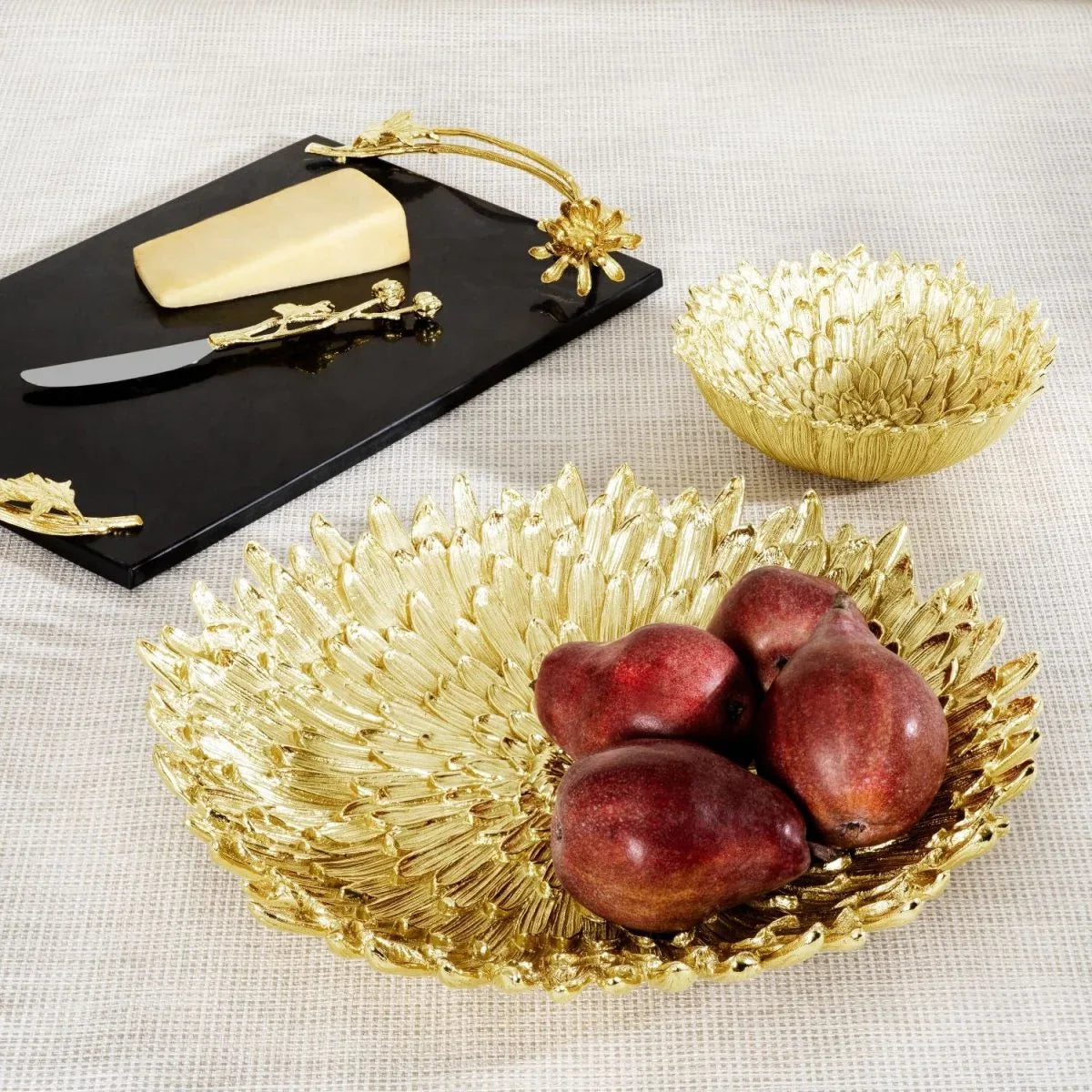 Michael Aram Dahlia Cheeseboard with Knife