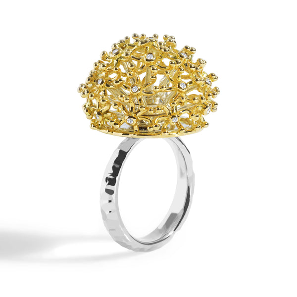 Michael Aram Dandelion Ring with Diamonds