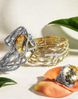Michael Aram Enchanted Forest Cuff Bracelet with Diamonds
