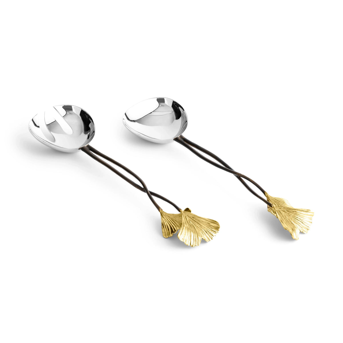 Michael Aram Golden Ginkgo Serving Set
