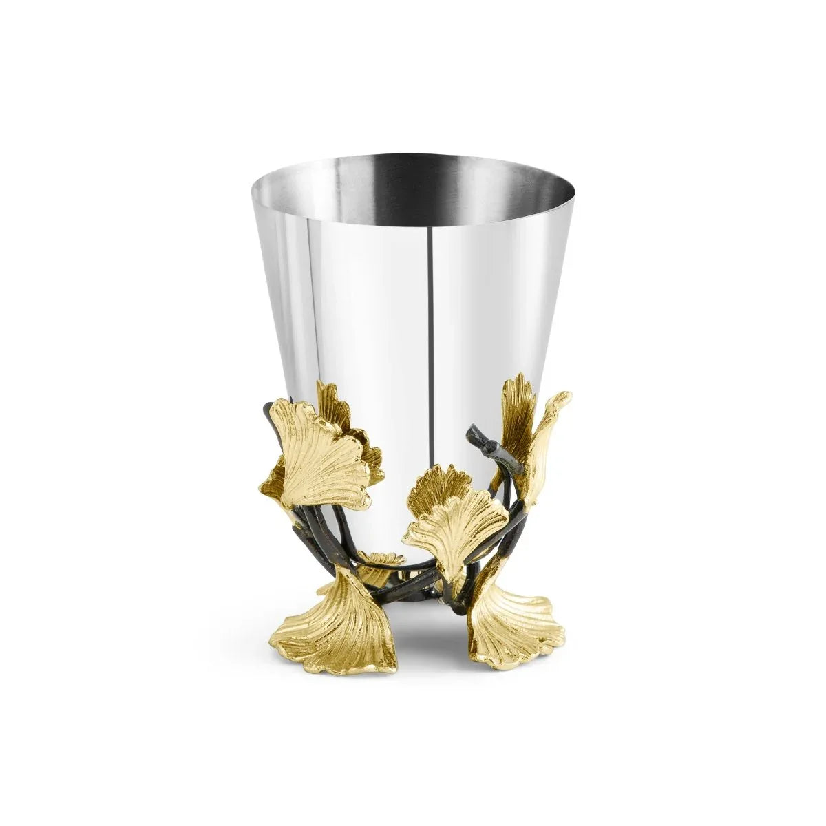 Michael Aram Golden Ginkgo Vase